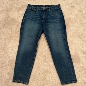 Dark denim jeans